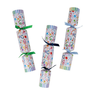 Caspari Happy Birthday Party Crackers, 10 Inch - 8 per box CK181.10