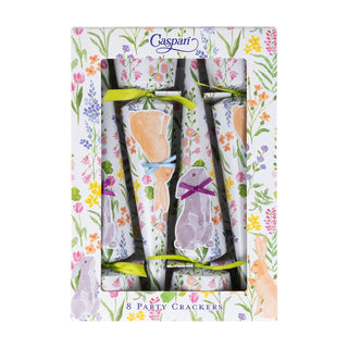 Caspari Bunny Field Party Crackers 10 Inch - 8 per box CK183.10