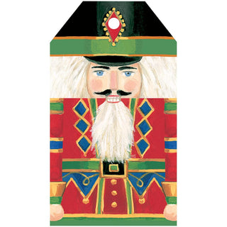 Caspari Nutcracker Gift Tags - 4 Per Package HT064
