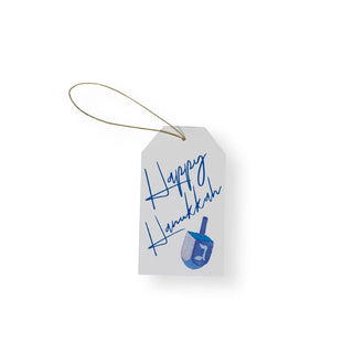 Caspari Happy Hanukkah Classic Foil Gift Tags - 4 Per Package HT9781