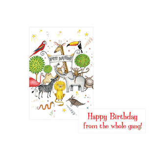 Caspari Kids Birthday - Set Of Six Greeting Cards And Envelopes KIDSBIRTHDAY