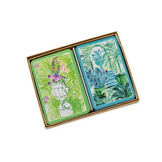 Caspari Jardin De Luxembourg Playing Cards - 2 Decks Included PC149