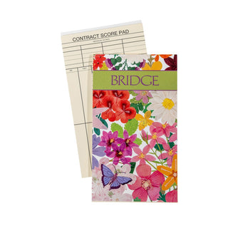 Caspari Halsted Floral Bridge Score Pad - 1 Each SP148