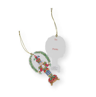 Caspari Nutcracker Christmas Gift Tags - 4 Per Package TAG10056