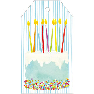 Caspari Birthday Cake Gift Tags - 4 Per Package TAG10118