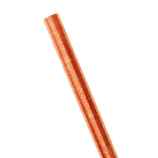 Caspari Pebble Foil Metallic Gift Wrapping Paper in Red & Gold - 30" x 6' Roll 100302RCF