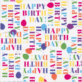 Caspari Birthday Surprise Gift Wrapping Paper - 30 x 8 Roll 10040RC