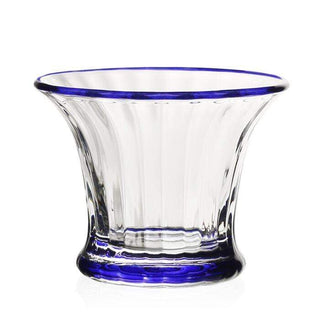 William Yeoward Crystal Siena Mini Vase & Sorbet Dish in Blue 12040