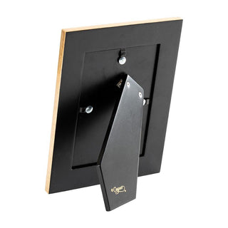 Caspari The Coral Sea Lacquer 4" x 6" Picture Frame in Black - 1 Each 14562LQFRM4X6