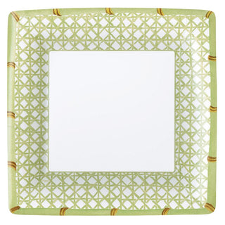 Caspari Holly Trellis Paper Dinner Plates - 8 Per Package 16070DP