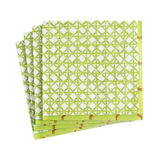 Caspari Trellis Paper Cocktail Napkins - 20 Per Package 16071C