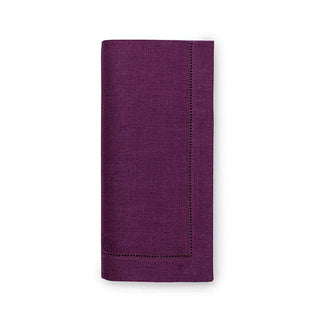 Sferra Festival Cloth Dinner Napkins in Aubergine - Set of 4 30563