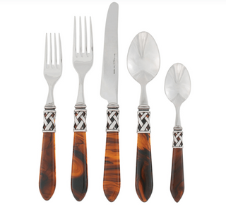 Vietri Aladdin Antique Tortoiseshell Five-Piece Place setting 35061