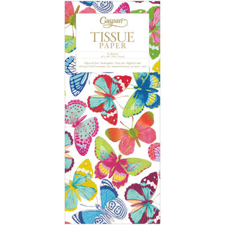 Caspari Butterflies Tissue Paper - 4 Sheets Included 8819TIS