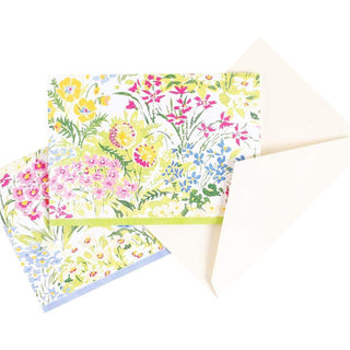 Caspari Meadow Flowers Assorted Boxed Note Cards - 8 Note Cards & 8 Envelopes 91603.46