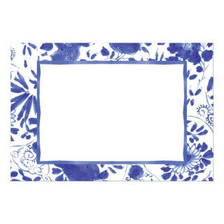 Caspari Delft Place Cards in Blue - 8 Per Package 92901P