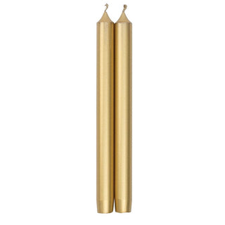 Caspari Straight Taper 12" Candles in Gold - 2 Candles Per Package CA60.12