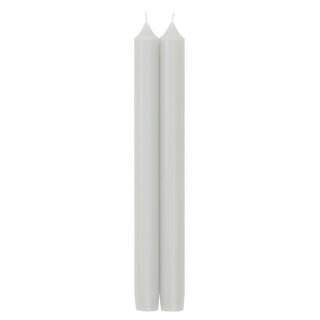 Caspari Pale Grey Candles - 2 Candles Per Package CA86.2
