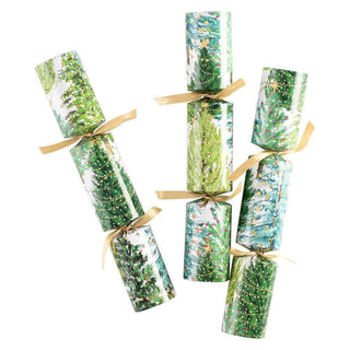 Caspari Christmas Trees with Lights Celebration Christmas Crackers - 6 Per Box CK136.12