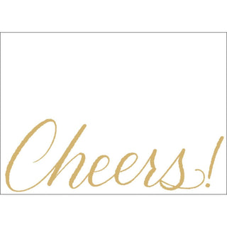 Caspari Cheers Self-Adhesive Labels - 12 Per Package LTAG122