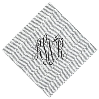 Personalization by Caspari Monogram Personalized Jute Cocktail Napkins MONOCOCKTAIL-JUTE