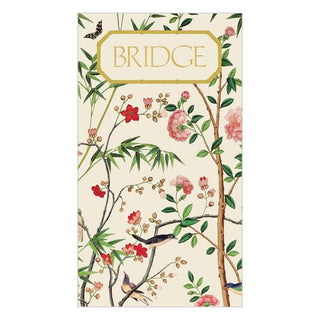 Caspari Chinese Wallpaper Bridge Score Pad in Blue - 1 Each SP123