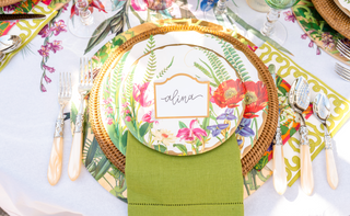Lacquer, Rattan & Die-Cut Placemats