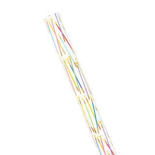 Caspari Party Candles Roll Wrap 30 Inch X 8Ft-2 Inch Core 10004RC