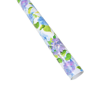 Caspari Hydrangeas and Porcelain Gift Wrapping Paper - 2 30" x 8' Rolls 10016RCX2