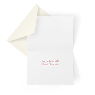 Caspari Joy Wreath Boxed Christmas Cards - 16 Cards & 16 Envelopes 100212