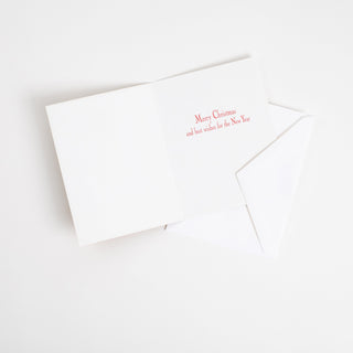 Caspari Topiaries Classic Boxed Christmas Cards - includes 15 cards & envelopes 100218