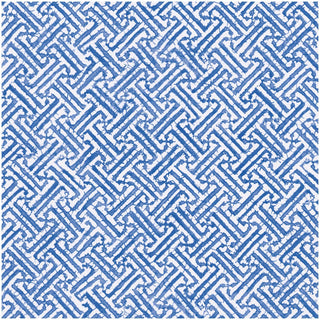 Caspari Fretwork Blue Roll Wrap 30 Inch X 8Ft-2 Inch Core 10024RC