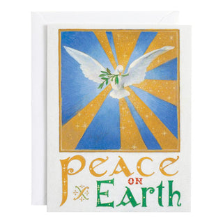 Caspari Peace on Earth Dove Large Boxed Christmas Cards - 16 Cards & 16 Envelopes 100303