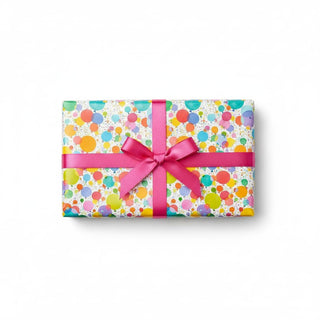 Caspari Balloons And Confetti Roll Wrap 30 Inch X 8Ft-2 Inch Core 10034RC