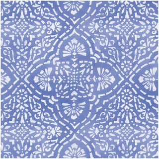 Caspari Annika Ceramic Blue Roll Wrap 30 Inch X 8Ft-2 Inch Core 10037RC
