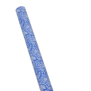 Caspari Annika Ceramic Blue Roll Wrap 30 Inch X 8Ft-2 Inch Core 10037RC