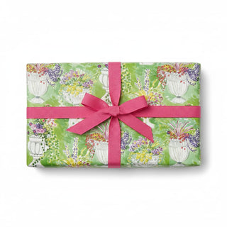 Caspari Jardin De Luxembourg Roll Wrap 30 Inch X 8Ft-2 Inch Core 10039RC