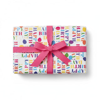 Caspari Birthday Surprise Roll Wrap 30 in x 8 ft 10040RC