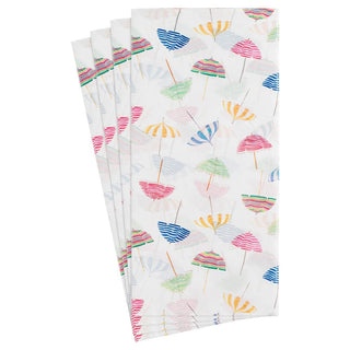 Caspari Beach Umbrellas Tissue Pkg 4 Sheets 10044TIS