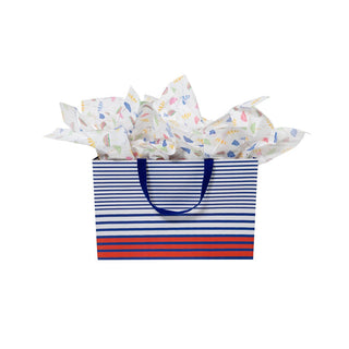 Caspari Beach Umbrellas Tissue Pkg 4 Sheets 10044TIS