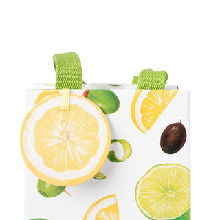 Caspari With A Twist Bottle Bag 5 X 3 1/2 X 13 10045B4