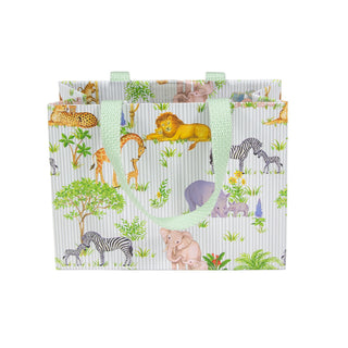 Caspari Safari Baby Gift Bag Sm 7 X 3 X 5 1/4 10049B1