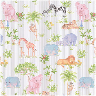 Caspari Safari Baby Roll Wrap 30 Inch X 8Ft-2 Inch Core 10049RC