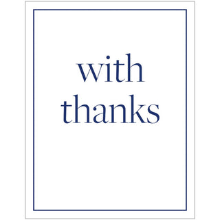 Caspari With Thanks Enclosures 4 Pk Gallery 10052ENC