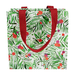 Caspari Modern Pine Gift Bag Sm Sq. 5 3/4X2 1/2 X 5 3/4 10059B1.5