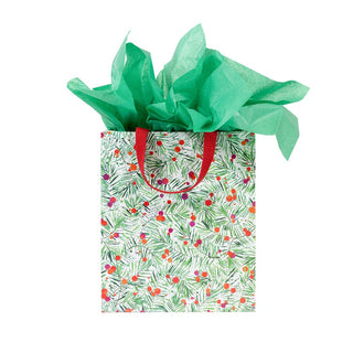 Caspari Modern Pine Large Gift Bag 10"L x 4.75"W x 11.75"H - includes 1 bag 10059B7