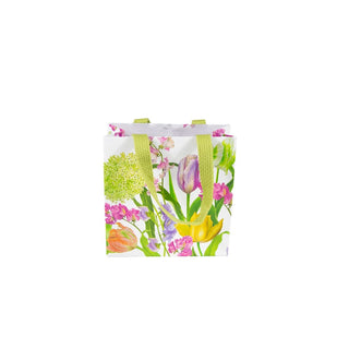 Caspari Spring Flower Show Gift Bag Sm Sq. 5 3/4X2 1/2 X 5 3/4 10067B1.5