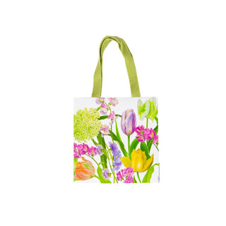 Caspari Spring Flower Show Gift Bag Sm Sq. 5 3/4X2 1/2 X 5 3/4 10067B1.5