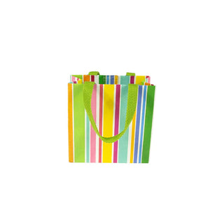 Caspari Cabana Stripe Bright Gift Bag Sm Sq. 5 3/4X2 1/2 X 5 3/4 10068B1.5