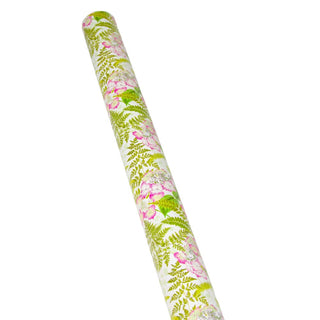 Caspari Fern Garden Gift Wrap - 1 Continuous Roll of Wrapping Paper 10069RC